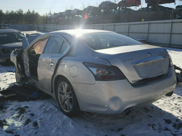 1N4AA5AP8DC838183 - 2013 NISSAN MAXIMA S SILVER photo 3