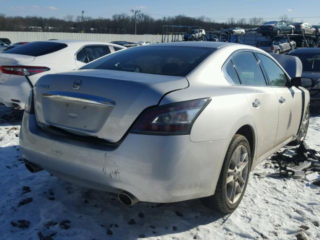 1N4AA5AP8DC838183 - 2013 NISSAN MAXIMA S SILVER photo 4