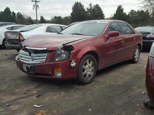 1G6DP577470174681 - 2007 CADILLAC CTS HI FEA RED photo 2