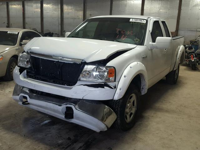 1FTPX14V67FB53656 - 2007 FORD F150 WHITE photo 2