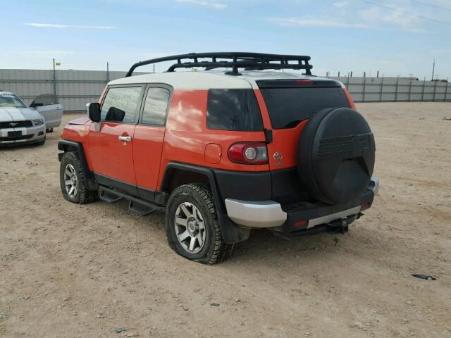 JTEBU4BF0EK188855 - 2014 TOYOTA FJ CRUISER ORANGE photo 3