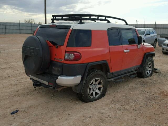 JTEBU4BF0EK188855 - 2014 TOYOTA FJ CRUISER ORANGE photo 4