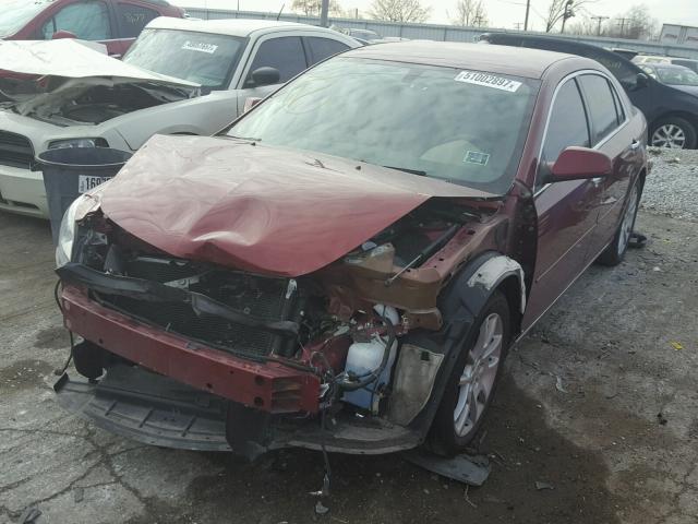 1G1ZK57B09F140526 - 2009 CHEVROLET MALIBU LTZ RED photo 2