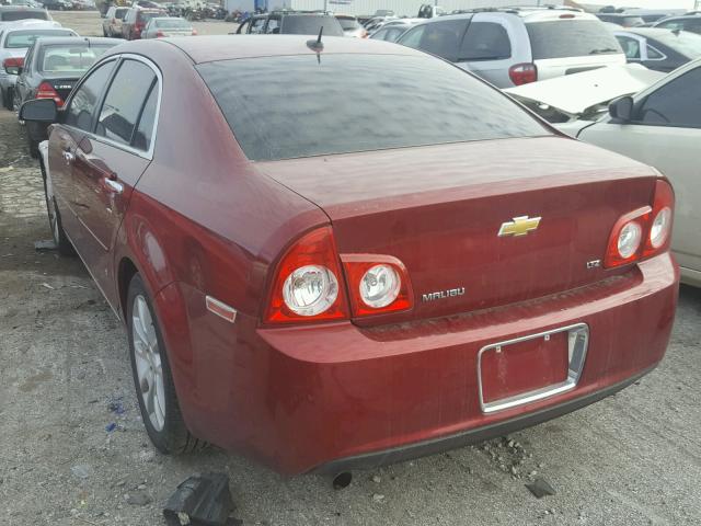 1G1ZK57B09F140526 - 2009 CHEVROLET MALIBU LTZ RED photo 3