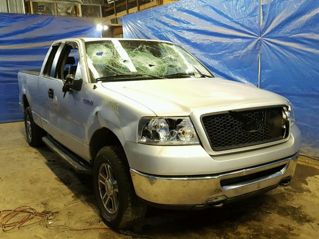 1FTPX14506FA09700 - 2006 FORD F150 SILVER photo 1