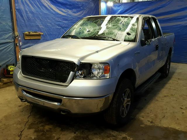 1FTPX14506FA09700 - 2006 FORD F150 SILVER photo 2