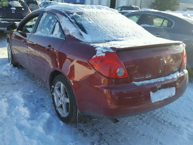 1G2ZG57N194121535 - 2009 PONTIAC G6 BURGUNDY photo 3