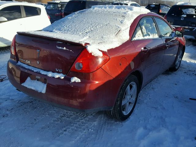 1G2ZG57N194121535 - 2009 PONTIAC G6 BURGUNDY photo 4