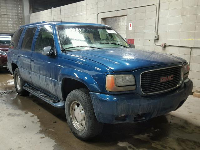 1GKEK63R6YR196955 - 2000 GMC DENALI BLUE photo 1