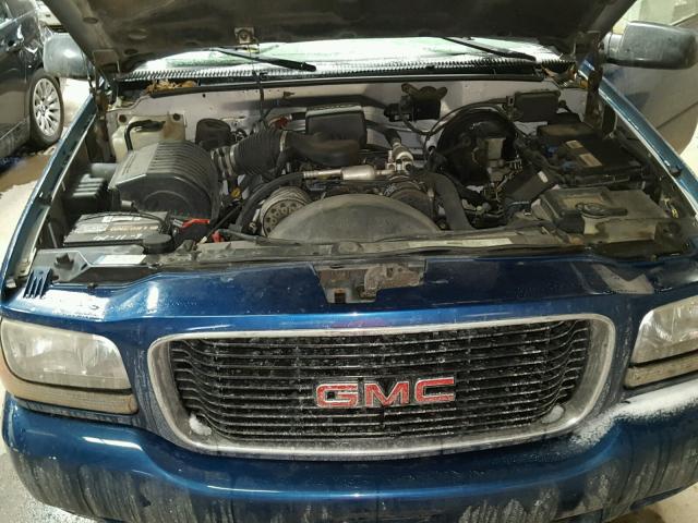 1GKEK63R6YR196955 - 2000 GMC DENALI BLUE photo 7