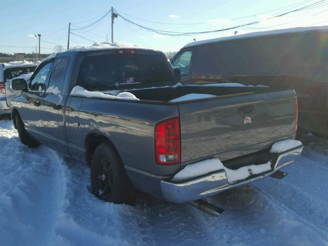 1D7HA18N62S672406 - 2002 DODGE RAM 1500 GRAY photo 3