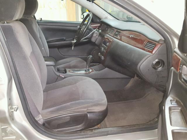 2G1WC583789199491 - 2008 CHEVROLET IMPALA LT SILVER photo 5