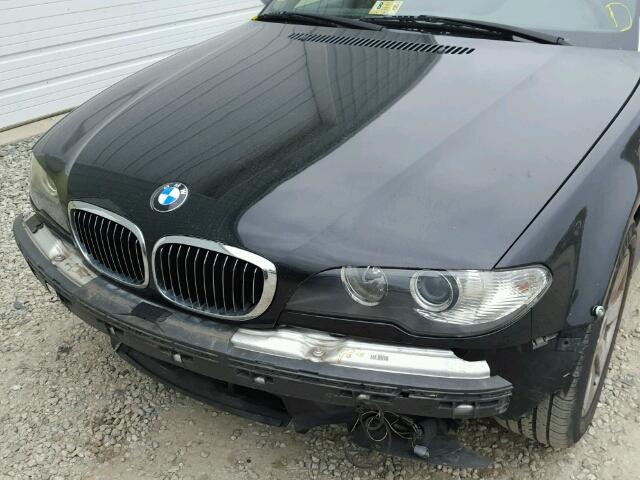 WBABW33496PX85039 - 2006 BMW 325 CI BLACK photo 9