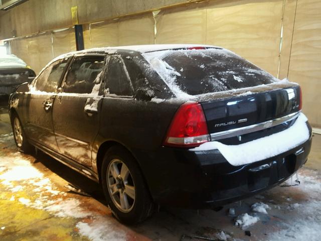1G1ZU64804F209457 - 2004 CHEVROLET MALIBU MAX შავი ფოტო 3