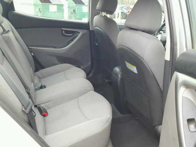 5NPDH4AE6DH154975 - 2013 HYUNDAI ELANTRA GL SILVER photo 6