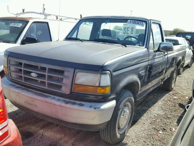 1FTEF25N7PNB36692 - 1993 FORD F250 BLUE photo 2