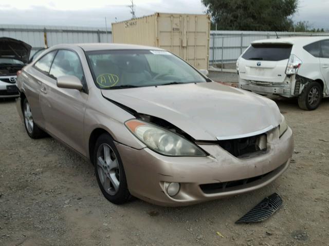 4T1CE38P15U956021 - 2005 TOYOTA CAMRY SOLA GOLD photo 1