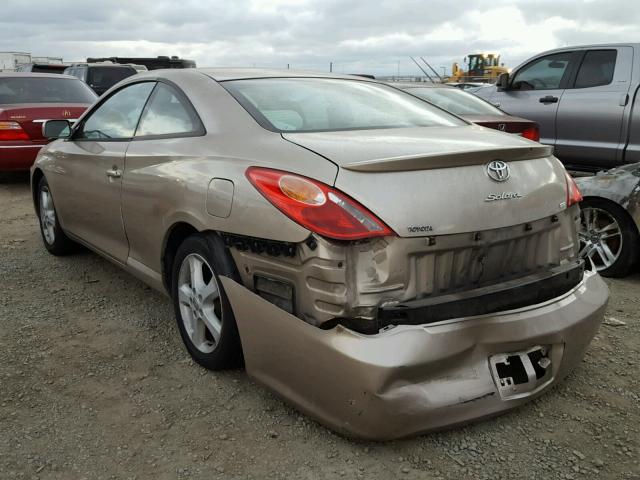 4T1CE38P15U956021 - 2005 TOYOTA CAMRY SOLA GOLD photo 3