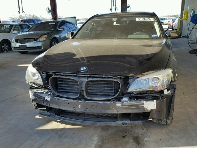 WBAKB4C53CC576604 - 2012 BMW 740 LI BLACK photo 9