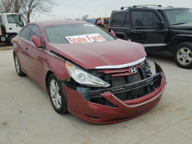 5NPEB4ACXBH045324 - 2011 HYUNDAI SONATA GLS RED photo 1