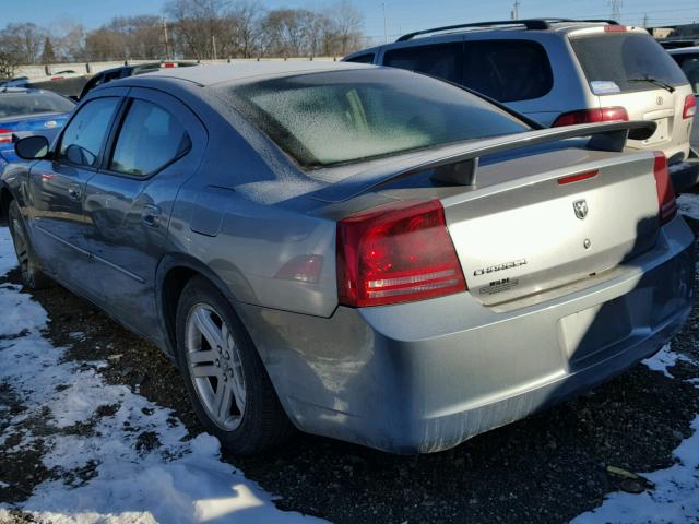 2B3KA43G06H311326 - 2006 DODGE CHARGER SE GRAY photo 3