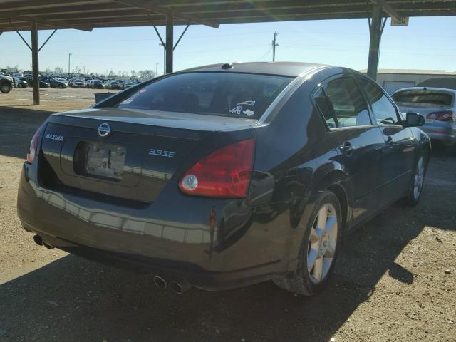 1N4BA41E26C844531 - 2006 NISSAN MAXIMA SE BLACK photo 4