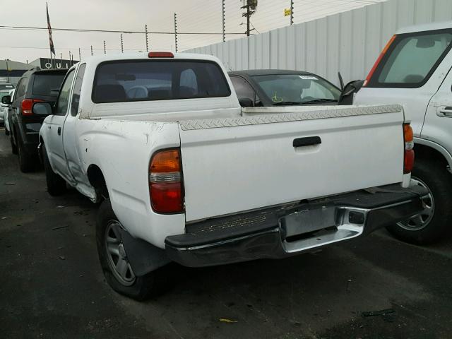 5TEVL52N11Z872708 - 2001 TOYOTA TACOMA XTR WHITE photo 3