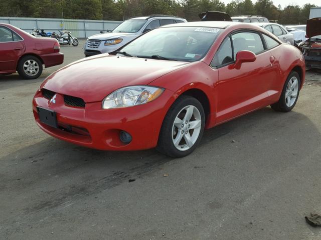 4A3AK24F17E049887 - 2007 MITSUBISHI ECLIPSE GS RED photo 2