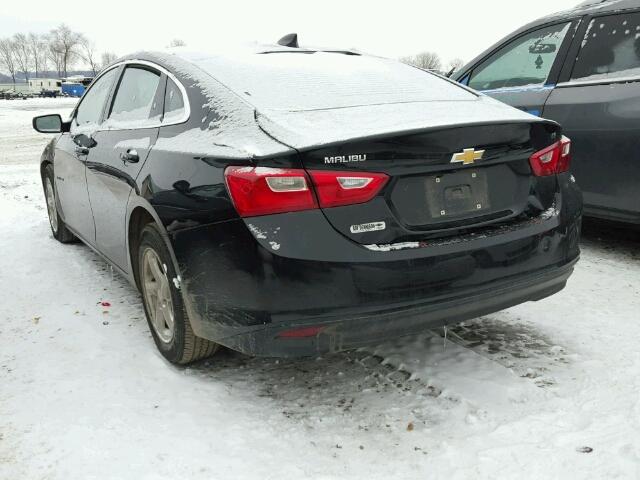 1G1ZB5ST6GF260327 - 2016 CHEVROLET MALIBU LS BLACK photo 3