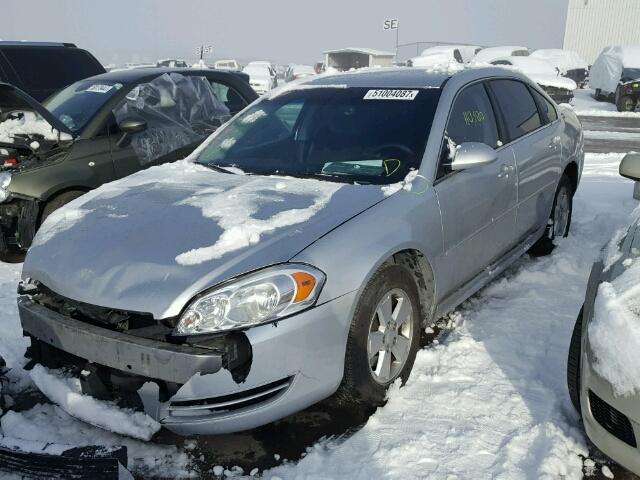 2G1WT57N691162936 - 2009 CHEVROLET IMPALA 1LT SILVER photo 2