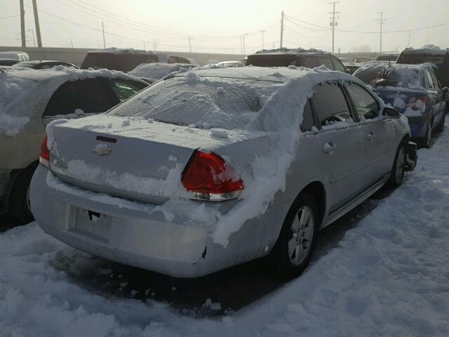 2G1WT57N691162936 - 2009 CHEVROLET IMPALA 1LT SILVER photo 4