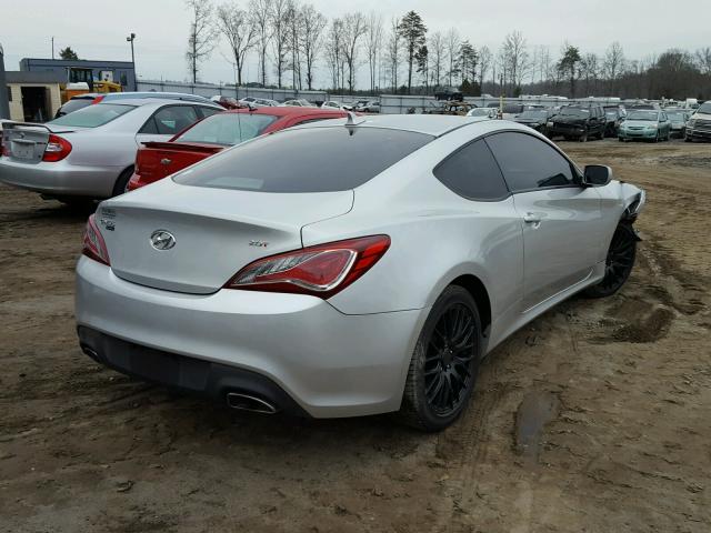 KMHHT6KDXDU111940 - 2013 HYUNDAI GENESIS CO SILVER photo 4