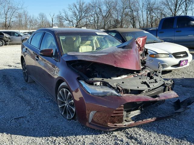 4T1BK1EB5GU236001 - 2016 TOYOTA AVALON XLE BURGUNDY photo 1