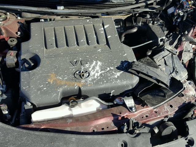 4T1BK1EB5GU236001 - 2016 TOYOTA AVALON XLE BURGUNDY photo 7