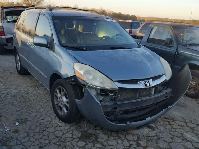 5TDBA22C66S063666 - 2006 TOYOTA SIENNA XLE BLUE photo 1