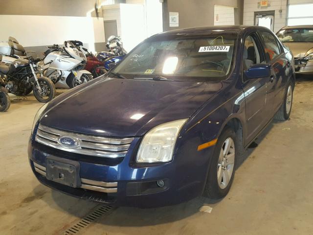 3FAFP07Z96R238132 - 2006 FORD FUSION SE BLUE photo 2