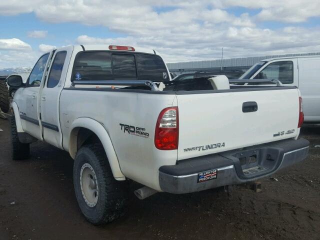 5TBBT44155S467759 - 2005 TOYOTA TUNDRA ACC WHITE photo 3