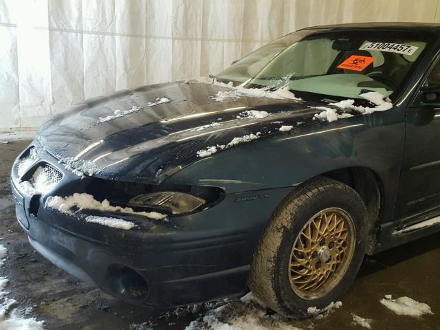 1G2WP12K8VF291530 - 1997 PONTIAC GRAND PRIX მწვანე ფოტო 9