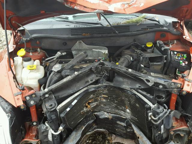 1B3HB48B57D415295 - 2007 DODGE CALIBER SX ORANGE photo 7