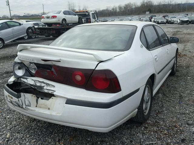 2G1WH55K4Y9235795 - 2000 CHEVROLET IMPALA LS WHITE photo 4