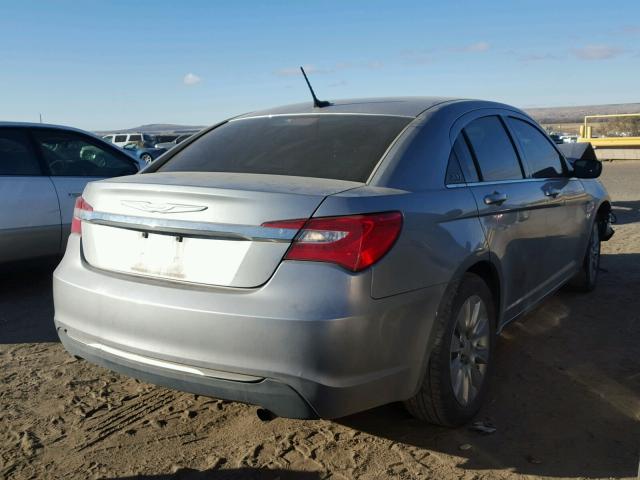 1C3CCBAB4EN210552 - 2014 CHRYSLER 200 LX SILVER photo 4