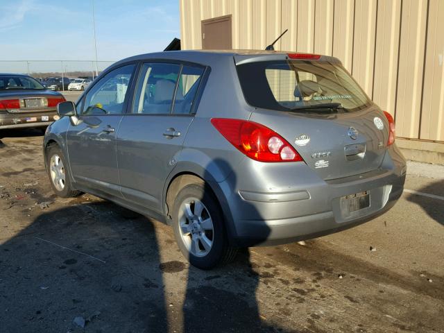 3N1BC13E68L453229 - 2008 NISSAN VERSA S SILVER photo 3