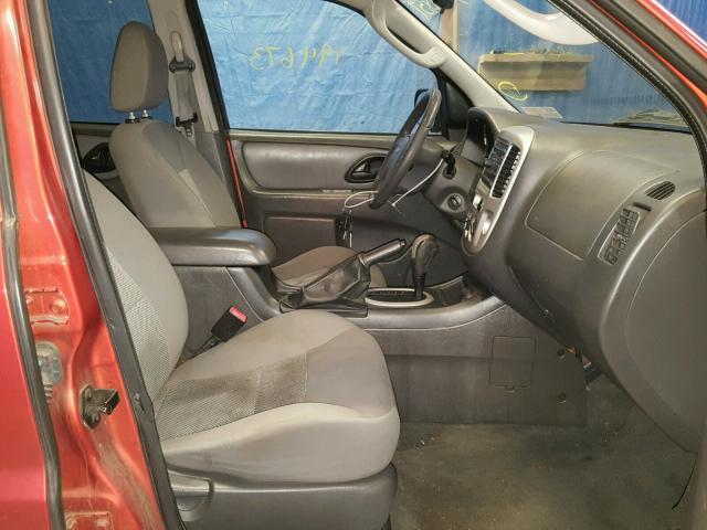 1FMYU93107KB28555 - 2007 FORD ESCAPE XLT ORANGE photo 5