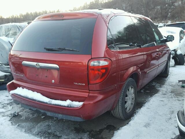 2C4GP54L95R142775 - 2005 CHRYSLER TOWN & COU Qırmızı foto 4