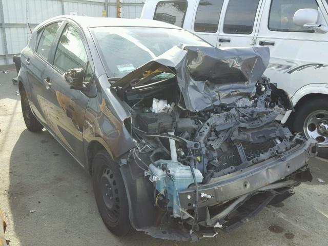 JTDKDTB38G1132479 - 2016 TOYOTA PRIUS C GRAY photo 2