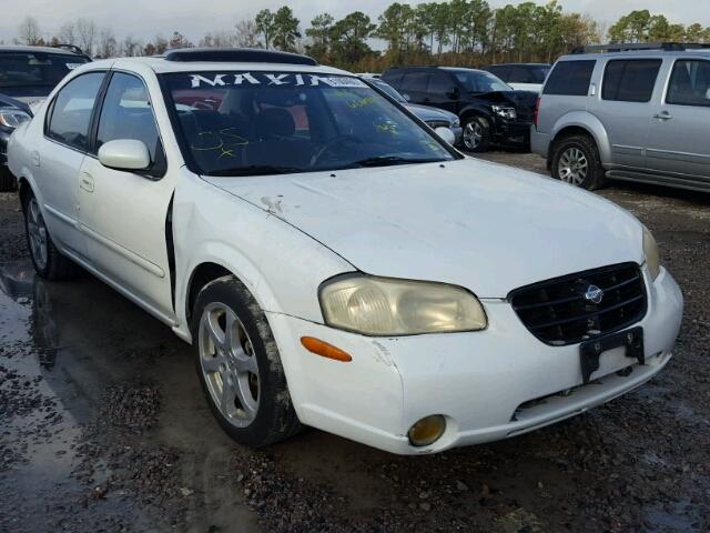 JN1CA31A41T308746 - 2001 NISSAN MAXIMA GXE WHITE photo 1