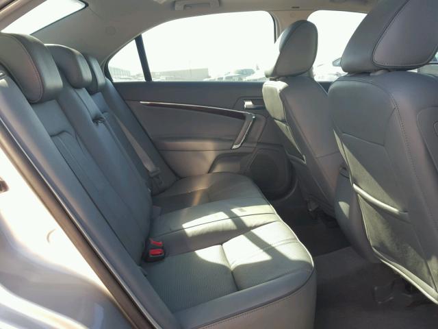 3LNHL2GC3AR614169 - 2010 LINCOLN MKZ SILVER photo 6