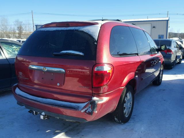 2A4GP54LX6R727991 - 2006 CHRYSLER TOWN & COU RED photo 4