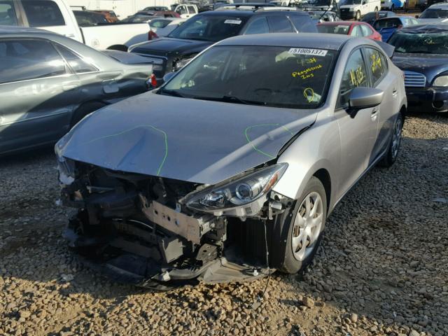 3MZBM1U7XEM102210 - 2014 MAZDA 3 SPORT SILVER photo 2