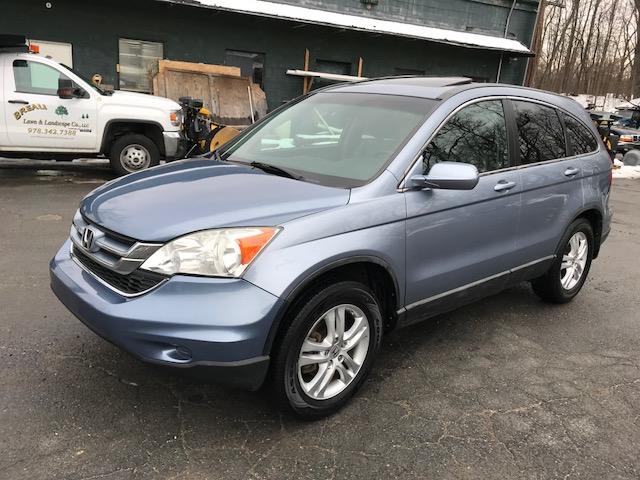 5J6RE4H71AL005896 - 2010 HONDA CR-V EXL BLUE photo 1